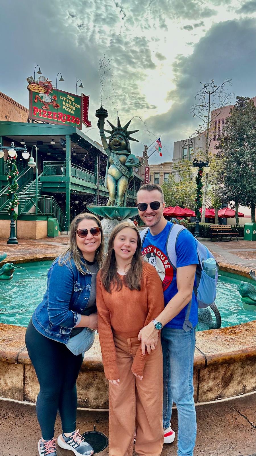 Gustavo com a família vivendo a nova fase nos Estados Unidos